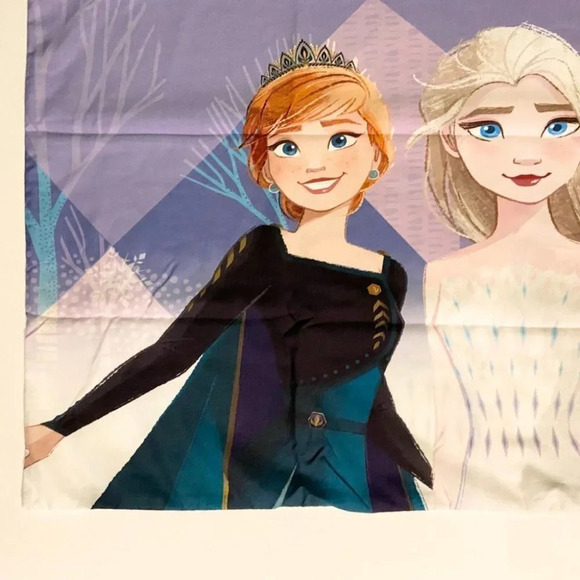 Disney Frozen 2  Pillow Case Standard Size 20" x 30" 1 Piece Pillowcase - Picture 3 of 12